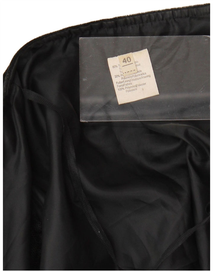 VINTAGE Γυναικείο μπουφάν Bolero IT 40 Small Black Triacetate