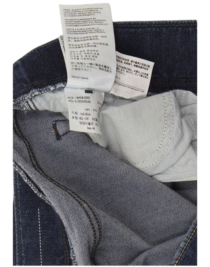 LEVI'S Γυναικείο Skinny Jeans US 14 XL W32 L29 Μπλε βαμβακερό