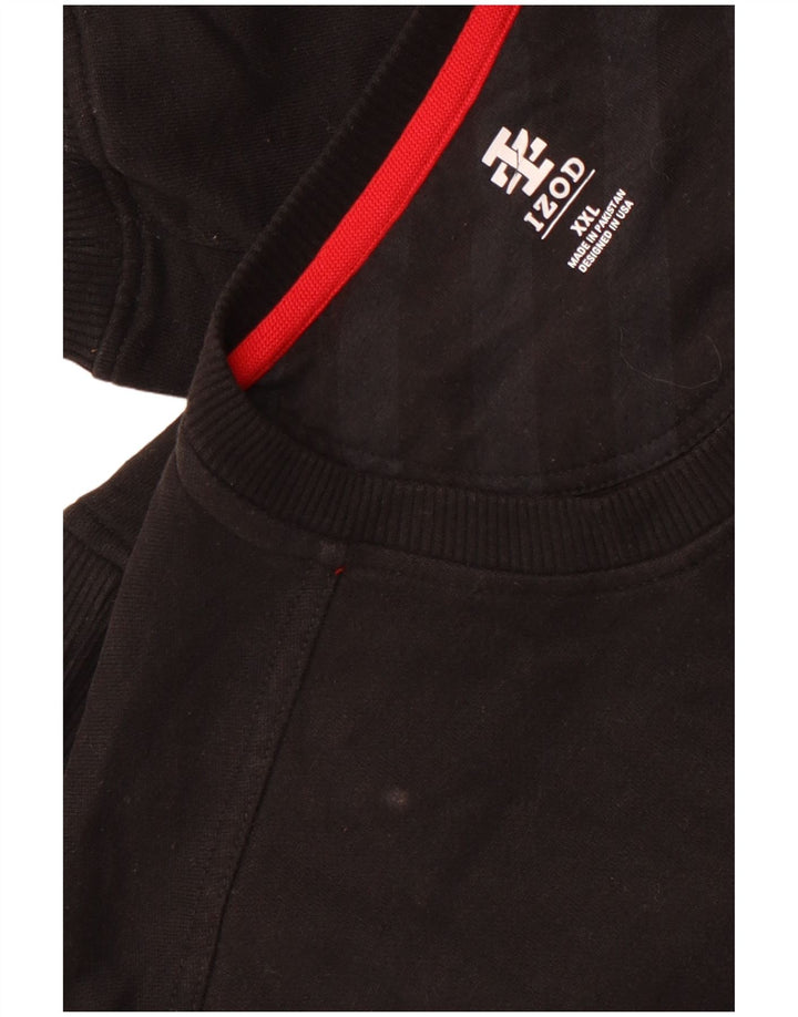 Ανδρικό φούτερ Izod Jumper 2XL Μαύρο βαμβακερό