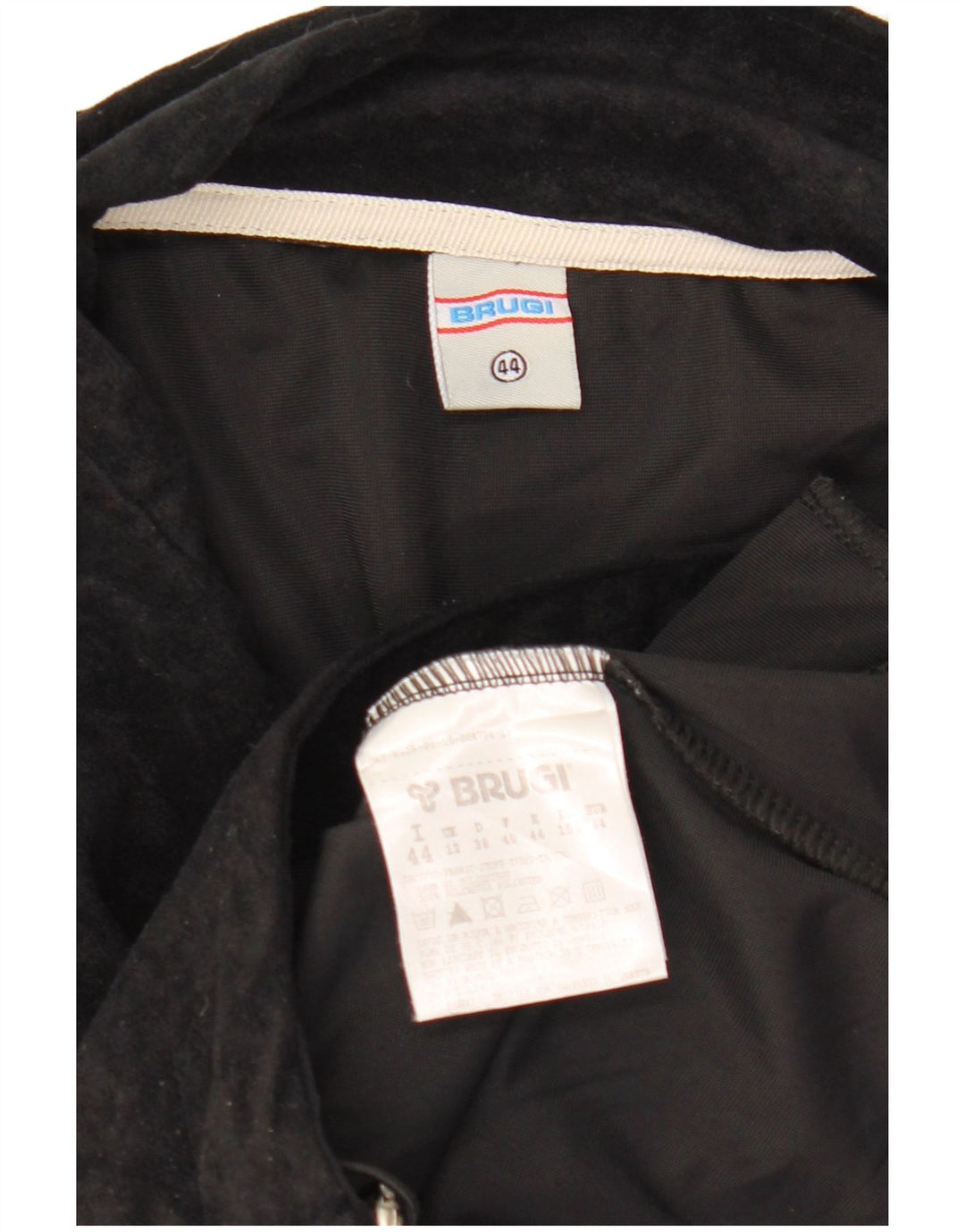 Brugi Γυναικείο Fleece Jacket UK 12 Medium Black Polyester