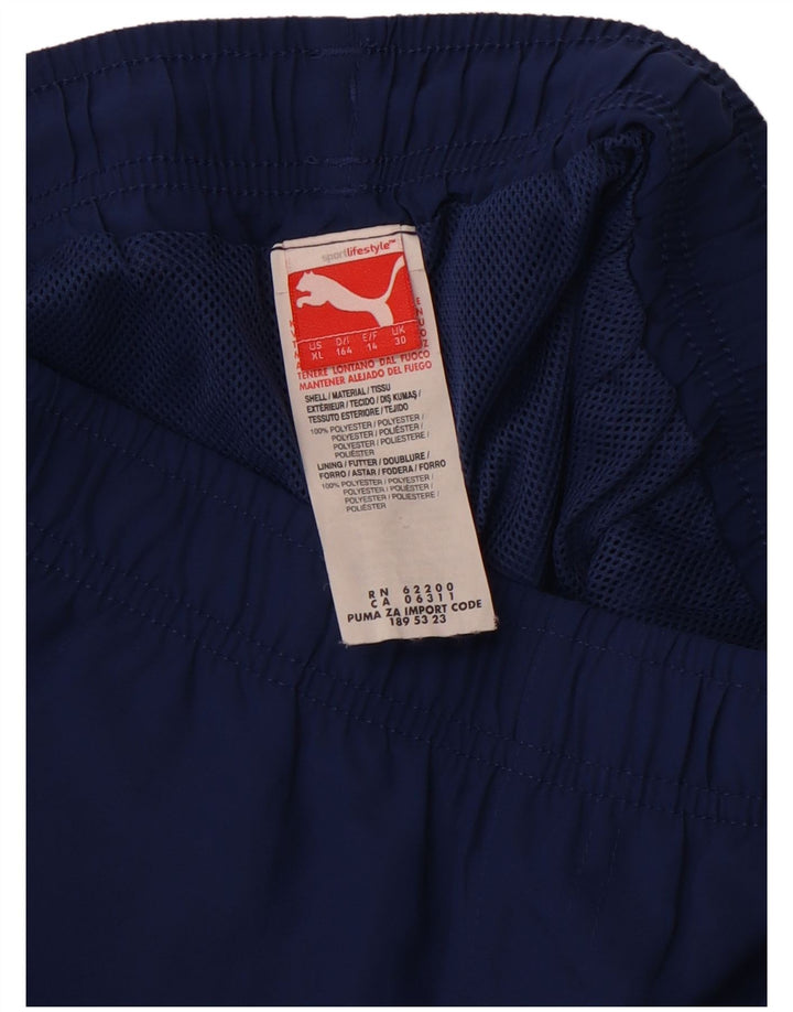 Γραφικό αθλητικό σορτς PUMA Boys 11-12 ετών Navy Blue Polyester