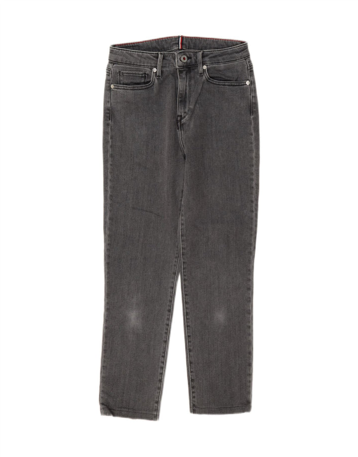 Tommy Hilfiger Γυναικείο Cropped Jeans W27 L25 Γκρι βαμβακερό