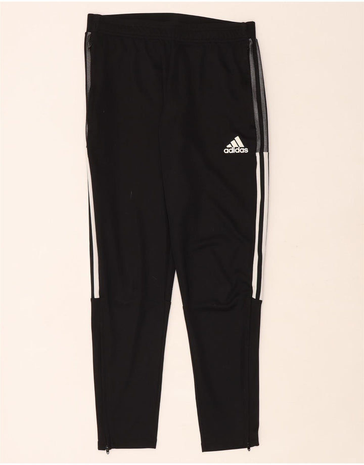Ανδρικό παντελόνι αθλητικής φόρμας Adidas Aeroready Μεσαίο μαύρο πολυεστέρα