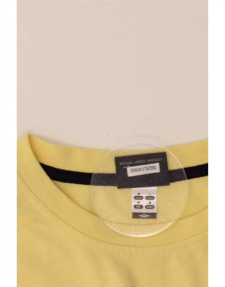 Ανδρικό T-Shirt Umbro Τοπ μεσαίου κίτρινου πολυεστέρα