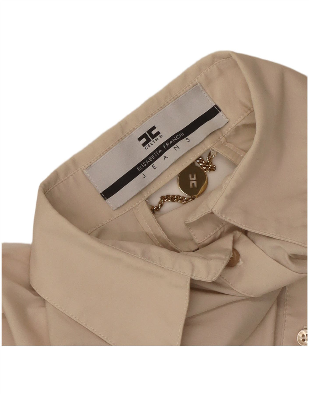 Elisabetta Franchi Γυναικεία μπλούζα Celyn B UK 12 Medium Beige