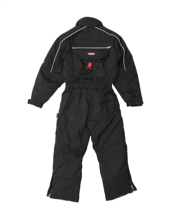 INVICTA Boys Ski Jumpsuit 7-8 Years  Black Polyamide Vintage Invicta and Second-Hand Invicta from Messina Hembry 