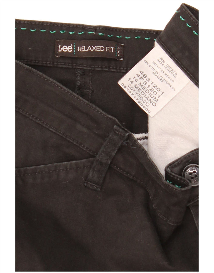 Lee Womens US14 W36 L31 Μαύρο βαμβακερό