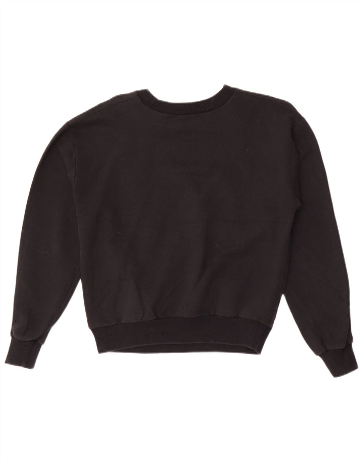 Zara Γυναικεία φούτερ Crop Jumper UK 10 Small Black