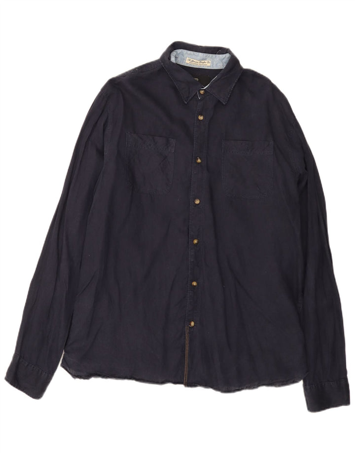 Scotch & Soda Ανδρικό πουκάμισο Amsterdam Couture Medium Navy Blue