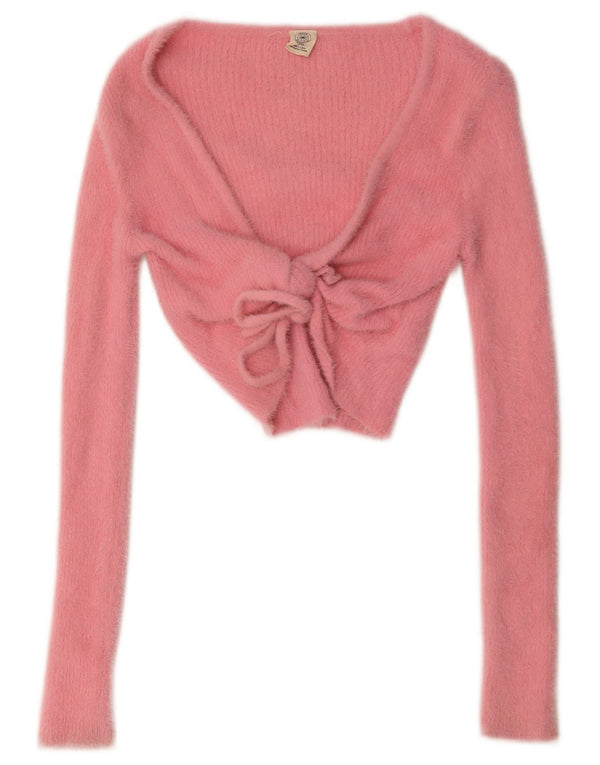 Urban Outfitters Womens Crop Top UK 6 XS Pink Polyamide