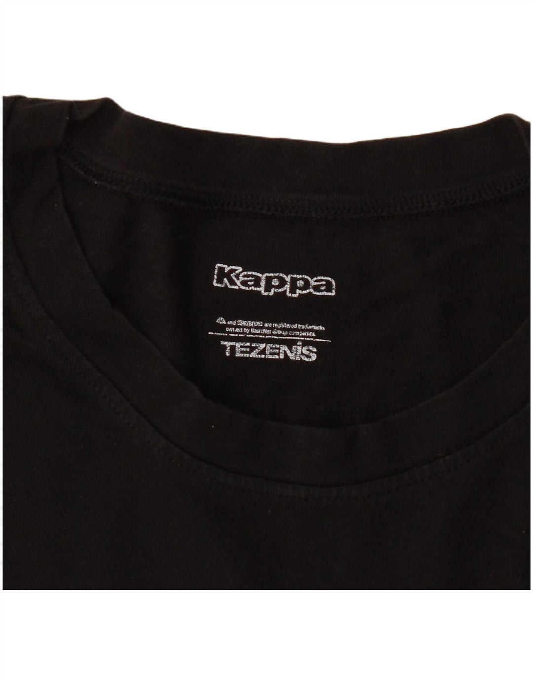 Kappa Womens Tezenis Graphic T-Shirt Top UK 14 Medium Black