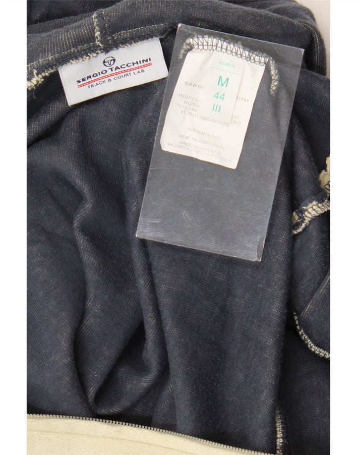 SERGIO TACCHINI Γυναικείο πουλόβερ με κουκούλα με φερμουάρ IT 44 Βαμβακερό μεσαίο μπεζ