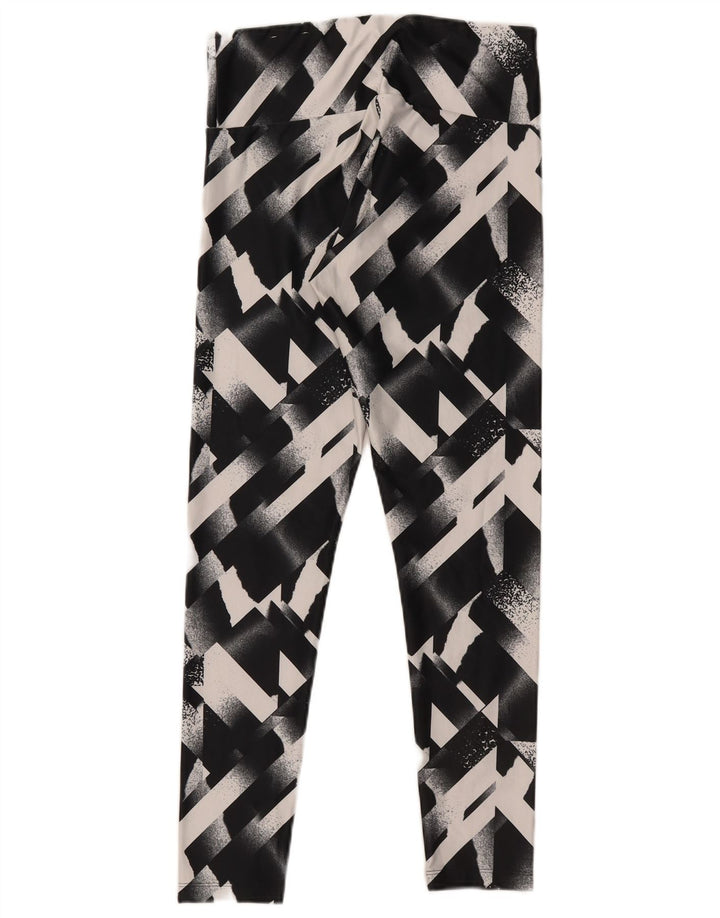 Puma Γυναικείο Κολάν UK 12 Medium Black Geometric