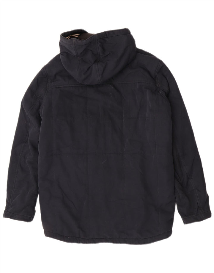 Jack & Jones Ανδρικό μπουφάν με κουκούλα αντιανεμικό UK 36 Small Navy Blue Polyester