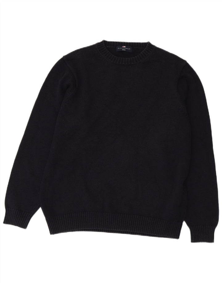 MARKS & SPENCER Ανδρικό πουλόβερ με λαιμόκοψη UK 38/40 Medium Navy Blue