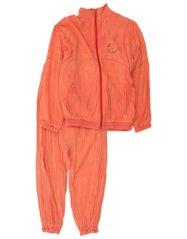 Vintage Ανδρική Ολόσωμη φόρμα IT 48 Medium Orange Polyester