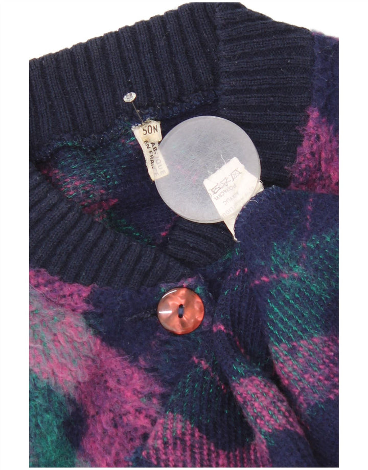 Vintage γυναικείο πουλόβερ EU 50 3XL πολύχρωμο Argyle/Diamond Wool