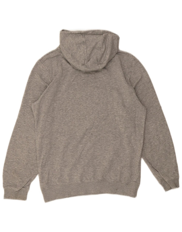 Kappa Boys Graphic Hoodie Jumper 15-16 Years Grey Flecked Cotton