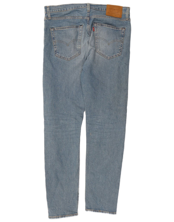Levi's Womens 512 Slim Tapered Jeans W32 L32 Blue Cotton