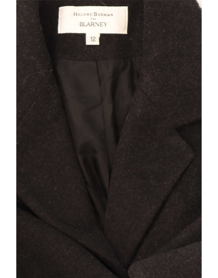 Helene Berman Γυναικείο Πανωφόρι Blarney UK 12 Medium Black Wool