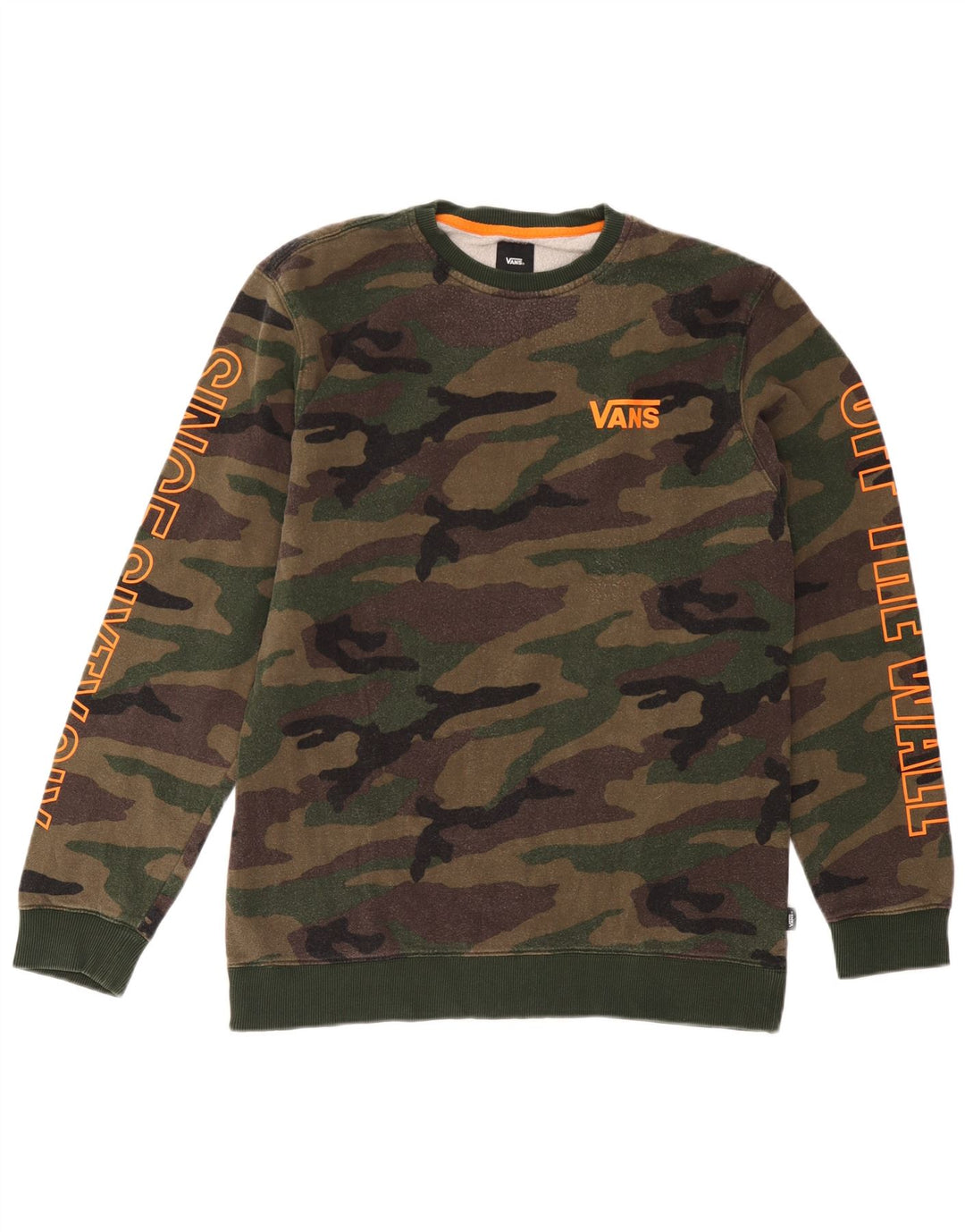 Ανδρικό γραφικό φούτερ Vans Jumper XL Χακί Καμουφλάζ Βαμβακερό