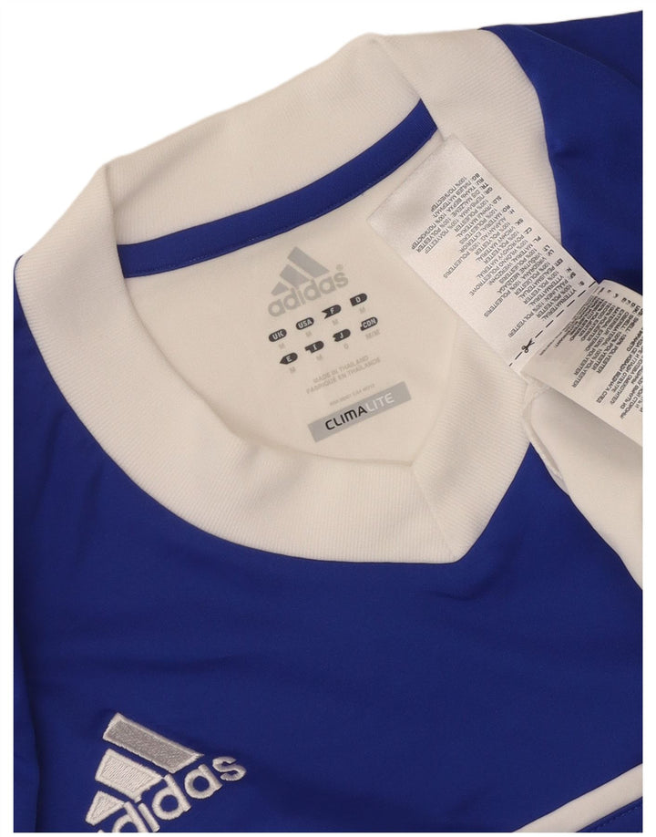 Ανδρικό T-Shirt Climalite Adidas Top Medium White Colourblock Polyester