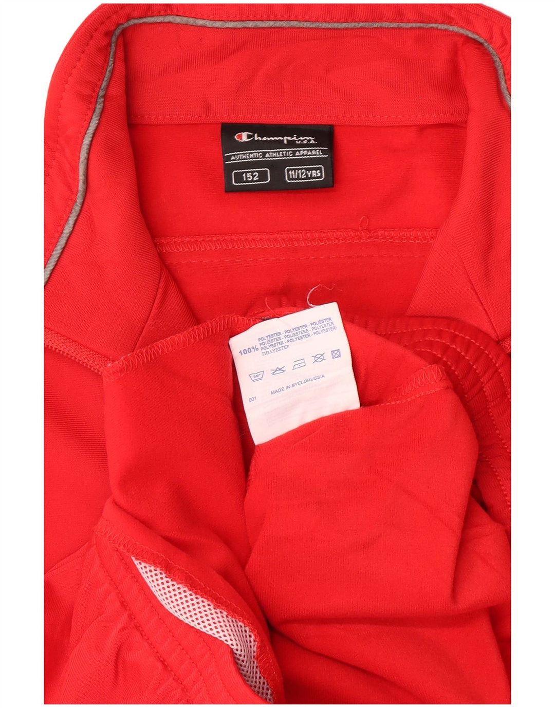 Champion Boys Graphic αθλητική φόρμα Top Jacket 11-12 Years Red Polyester