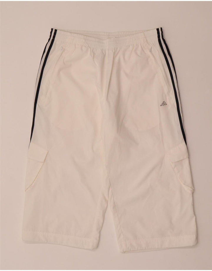 Παντελόνι αθλητικής φόρμας Adidas Ανδρικό Capri Cargo Μεγάλο λευκό πολυεστέρα