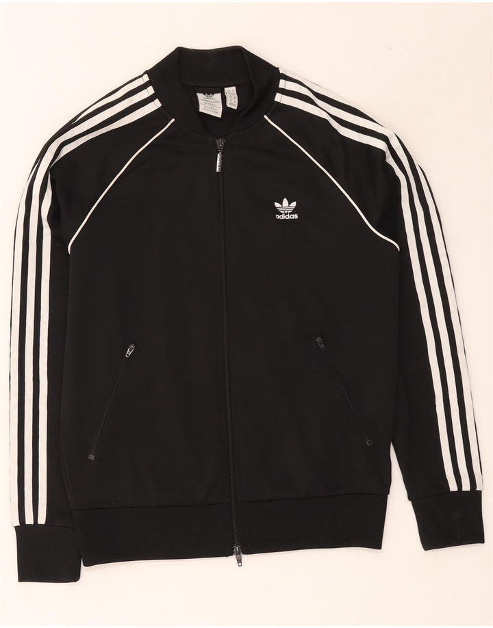 Adidas Γυναικεία Prime Blue αθλητική φόρμα Top Jacket UK 12 Medium Black
