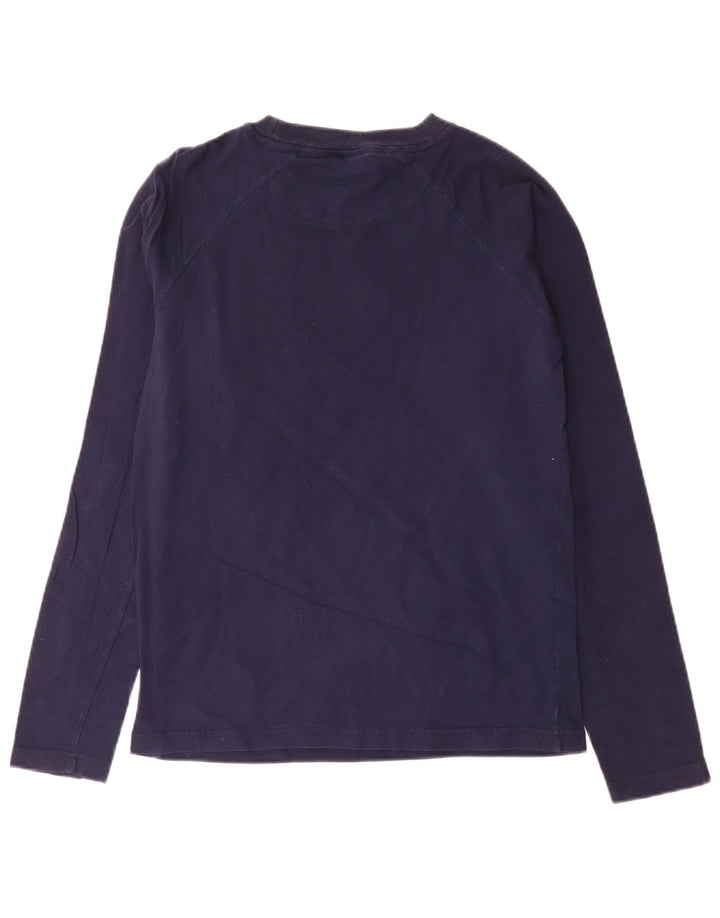 ELLESSE Ανδρικό γραφικό τοπ Μακρυμάνικο Μικρό Navy Blue Βαμβακερό