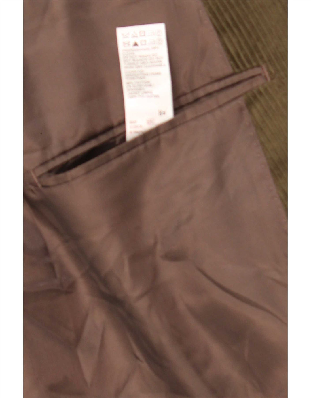 Marks & Spencer Ανδρικό μπουφάν με 2 κουμπιά κοτλέ μπλέιζερ UK 40 μεγάλο χακί