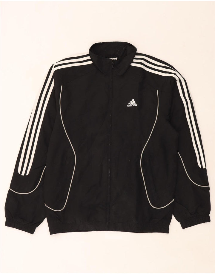 Ανδρική φόρμα Adidas Top Jacket UK 36/38 Small Black Polyester