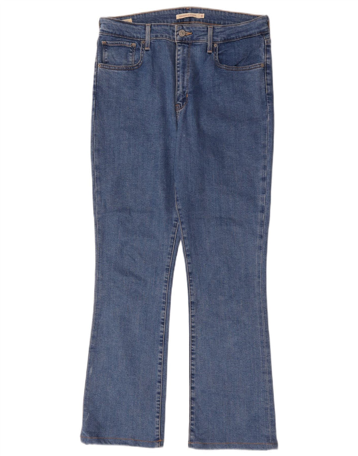 Γυναικείο τζιν Levi's 725 ψηλό μποτάκι W32 L30 μπλε βαμβακερό