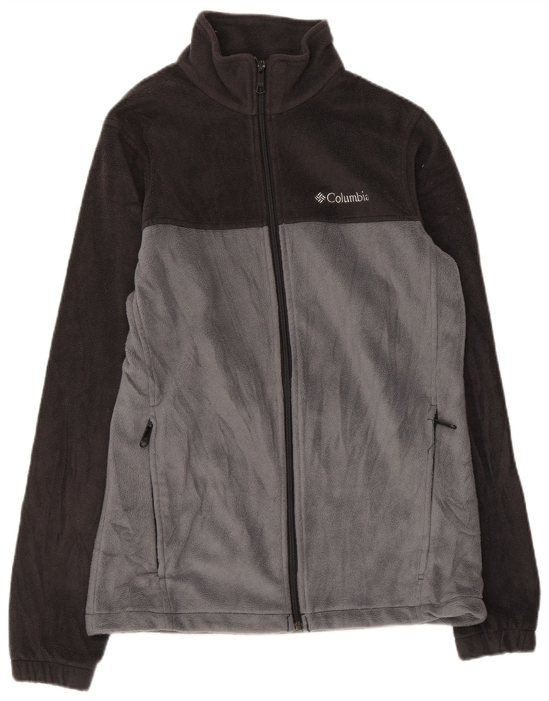 COLUMBIA Ανδρικό Fleece Jacket UK 36 Small Grey Colourblock Polyester