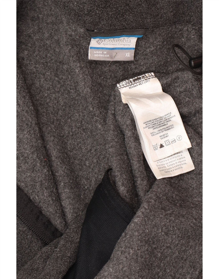 Columbia Ανδρικό Fleece Jacket UK 42 XL Γκρι Πολυεστέρας