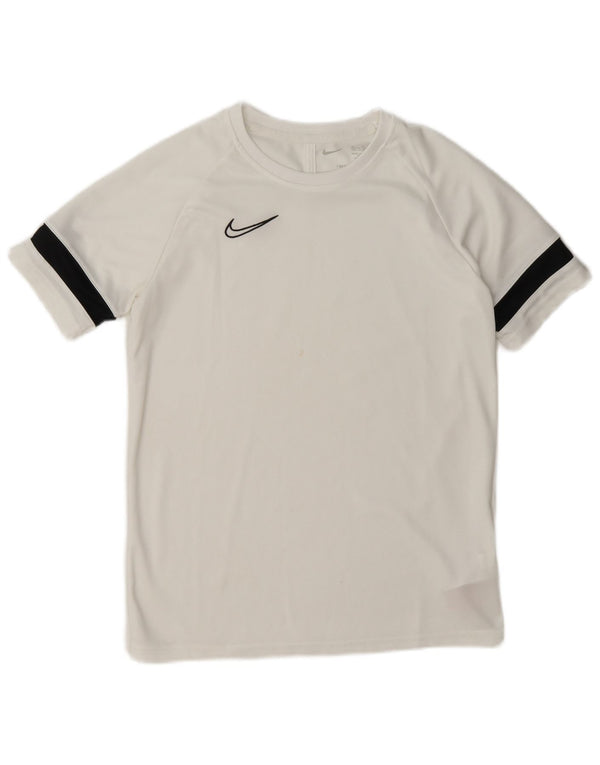 T-shirt Nike Boys Dri Fit Top 13-14 ετών XL Λευκό πολυεστέρας