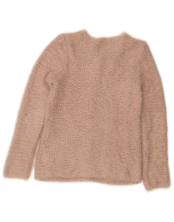 Πουλόβερ ZARA Girls Cardigan 13-14 Years Pink Polyester