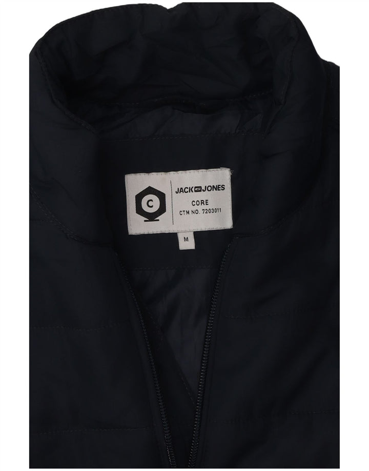 Jack & Jones Ανδρικό padded Gilet UK 38 Medium Navy Blue