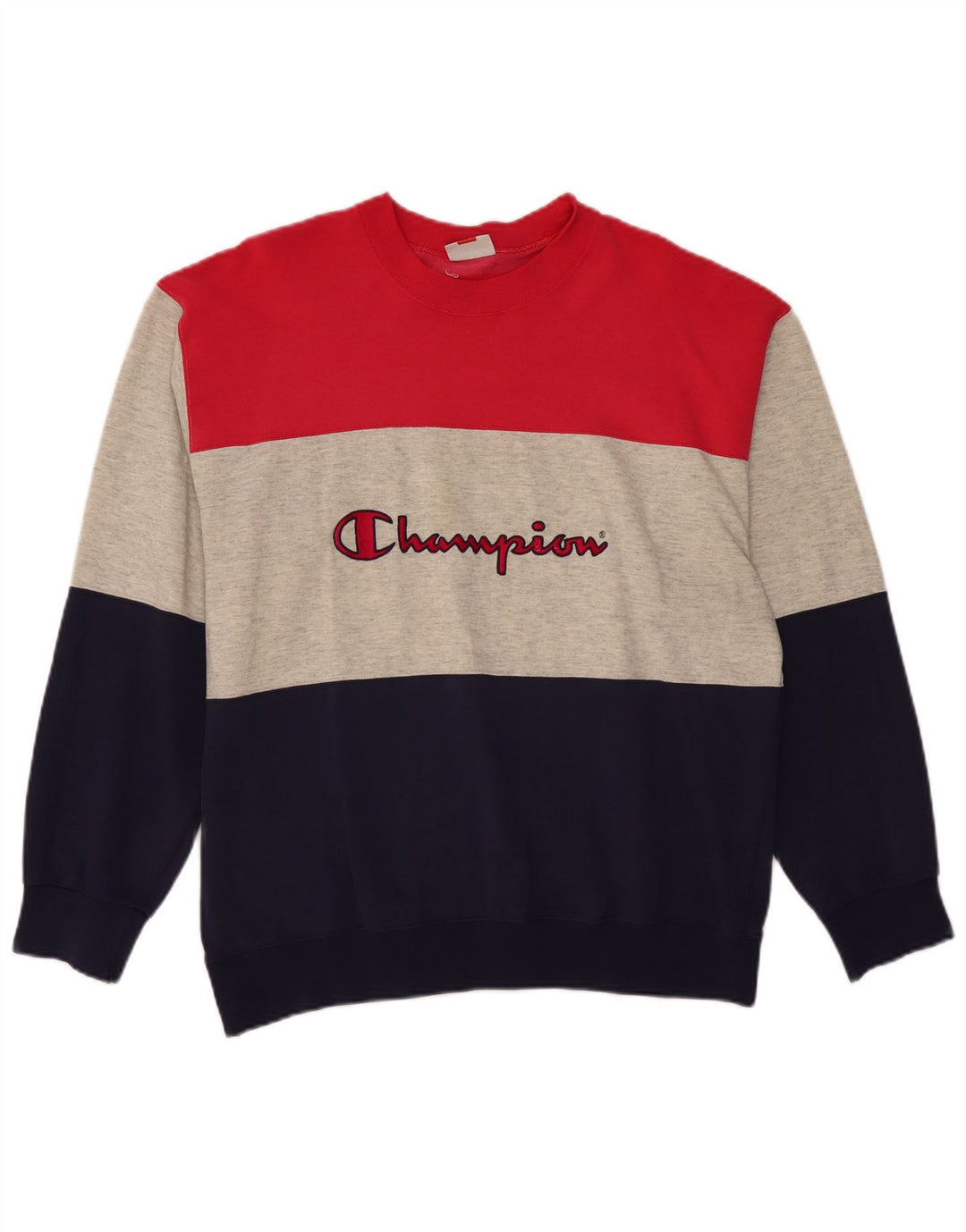 Champion Ανδρικό γραφικό φούτερ Jumper Μεγάλο πολύχρωμο Colourblock