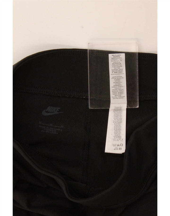 Γυναικεία γραφικά κολάν Nike UK 12 μεσαίο μαύρο βαμβακερό