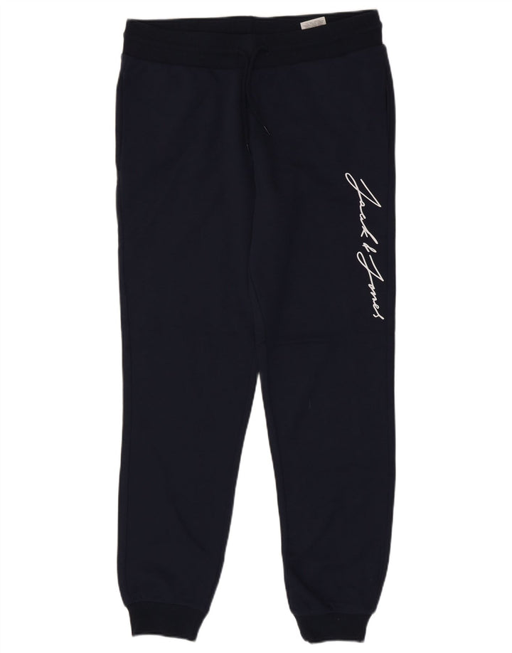 Jack & Jones Ανδρική φόρμα γυμναστικής γραφικά Joggers Medium Navy Blue