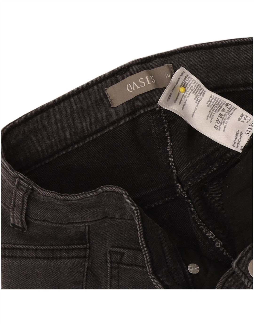 Γυναικείο τζιν σορτς Oasis UK 10 Small W28 Γκρι βαμβακερό