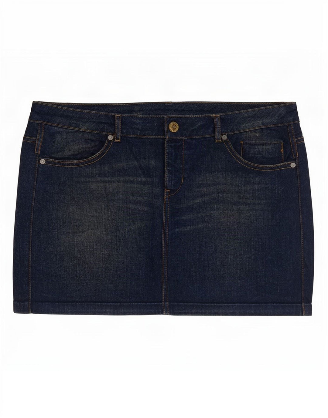 Guess Γυναικεία Μίνι Τζιν Φούστα W32 Μεγάλη Navy Μπλε Βαμβακερή