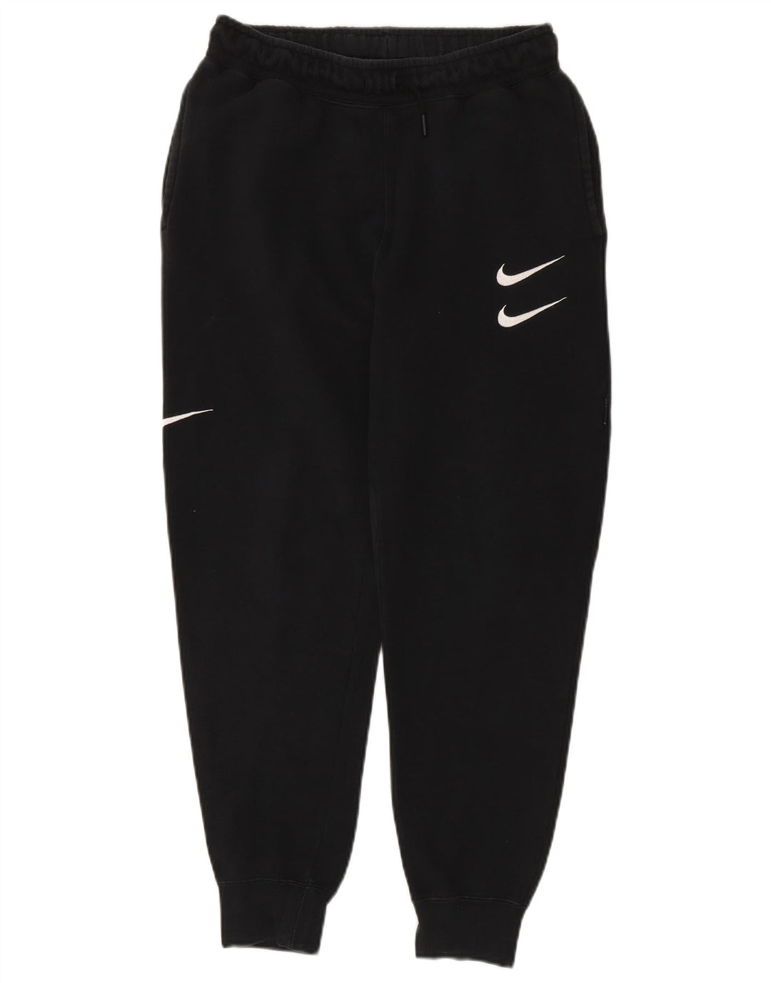 Ανδρική φόρμα Nike Swoosh Παντελόνι Joggers Μικρό μαύρο βαμβακερό