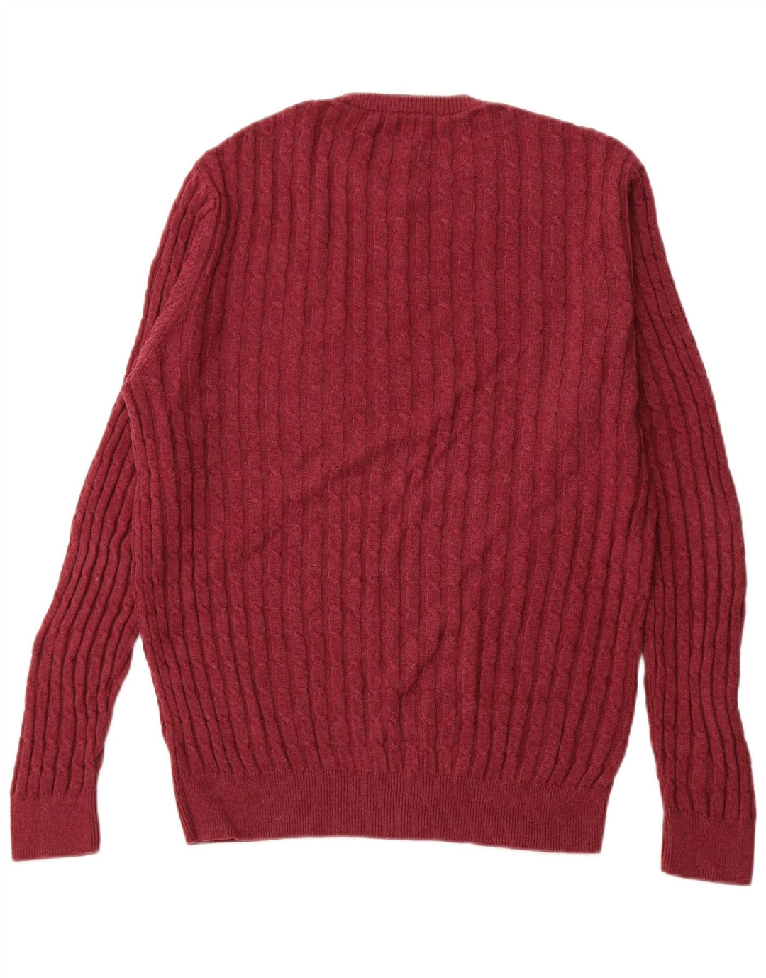 JACK WILLS Ανδρικό πουλόβερ με λαιμόκοψη, μεσαίο βαμβακερό