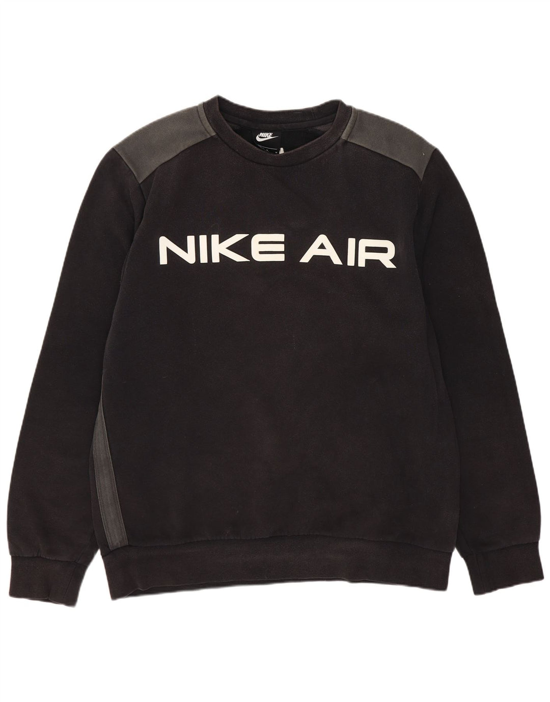 Ανδρικό γραφικό φούτερ Nike, μεσαίο μαύρο βαμβακερό