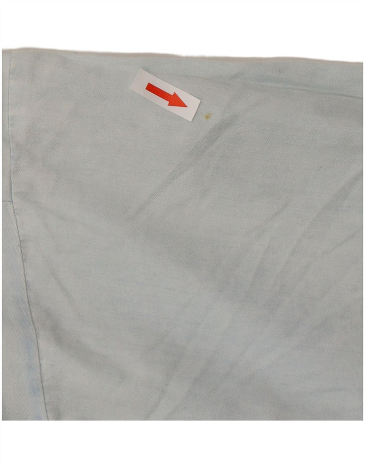 Whistles Γυναικείο πουλόβερ πουκάμισο φόρεμα UK 10 Small μπλε βαμβακερό