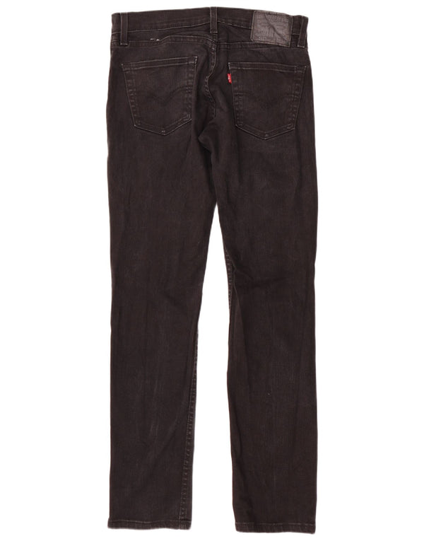 Levi's Mens 511 Slim Jeans W29 L32 Μαύρο βαμβακερό