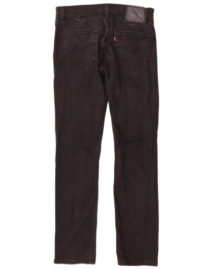 Levi's Mens 511 Slim Jeans W29 L32 Μαύρο βαμβακερό