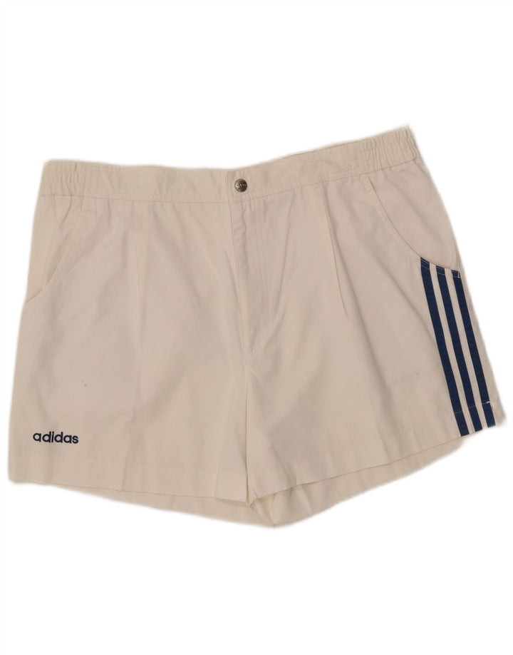 Ανδρικό σορτς Chino ADIDAS W36 μεγάλο λευκό πολυεστέρα